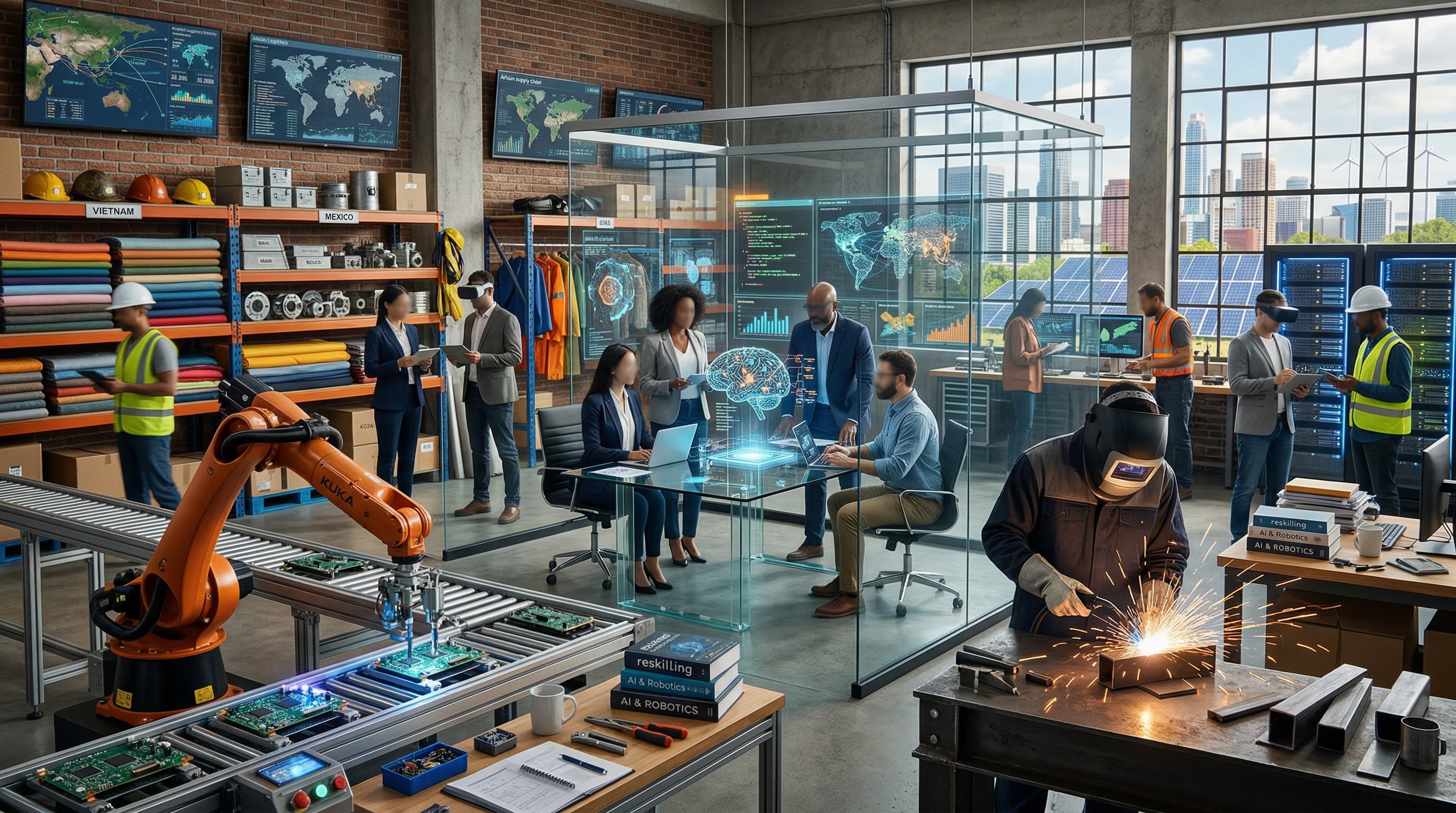 AI Job Disruption: Global Workers Pivot from Factories to C-Suites