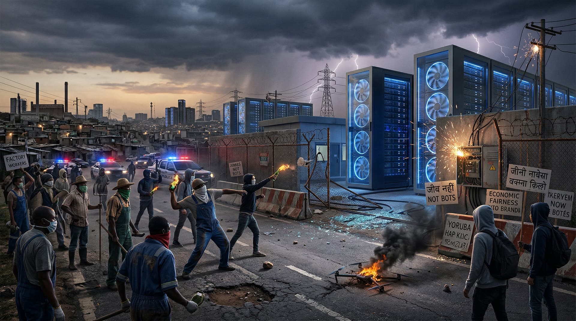 AI Backlash Triggers Violence Across Continents