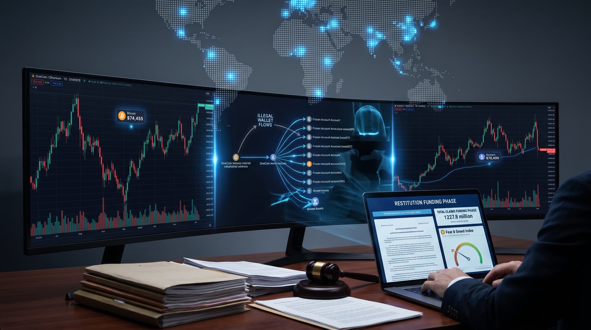 OneCoin Restitution: 1,200 Victims File $48M Claims in 175 Countries