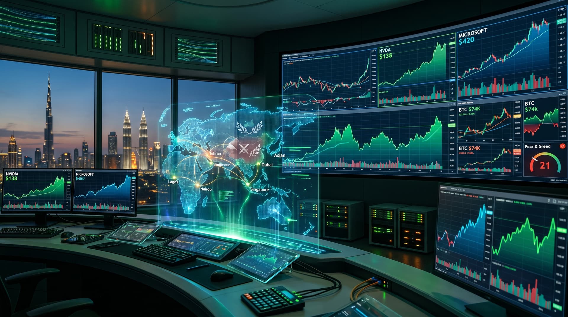 Claude AI Agent Stocks NVIDIA, Microsoft for 15% Iran Ceasefire Rally