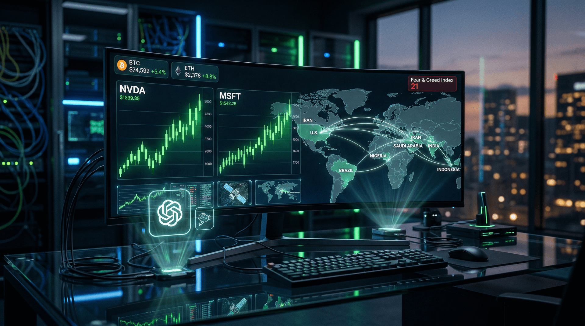 Claude Agent AI Stocks Nvidia and Microsoft Surge 12% After Iran Ceasefire