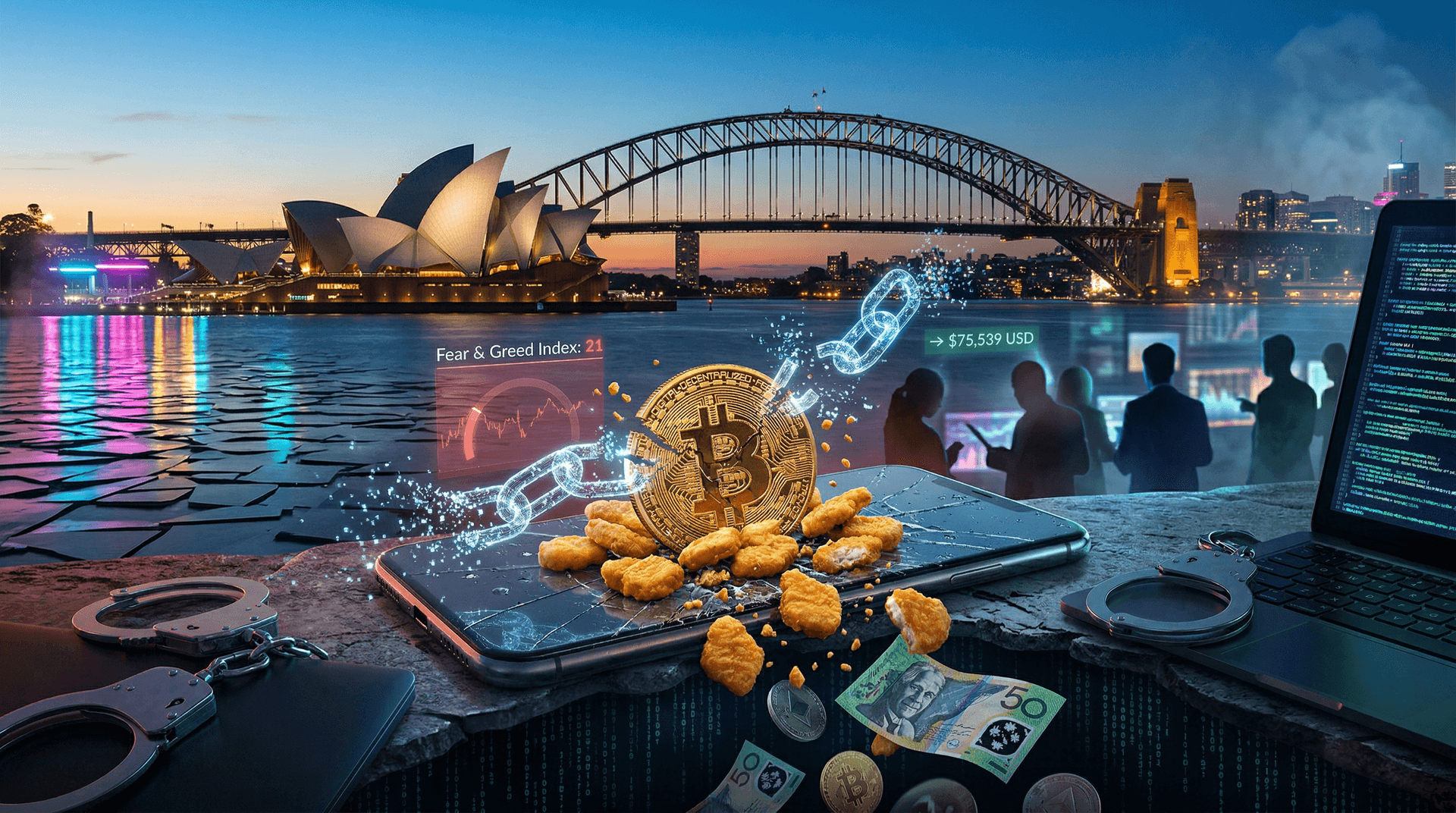 Sydney Crypto Scandal: $15M Fraud Charges as Fear Index Drops to 21