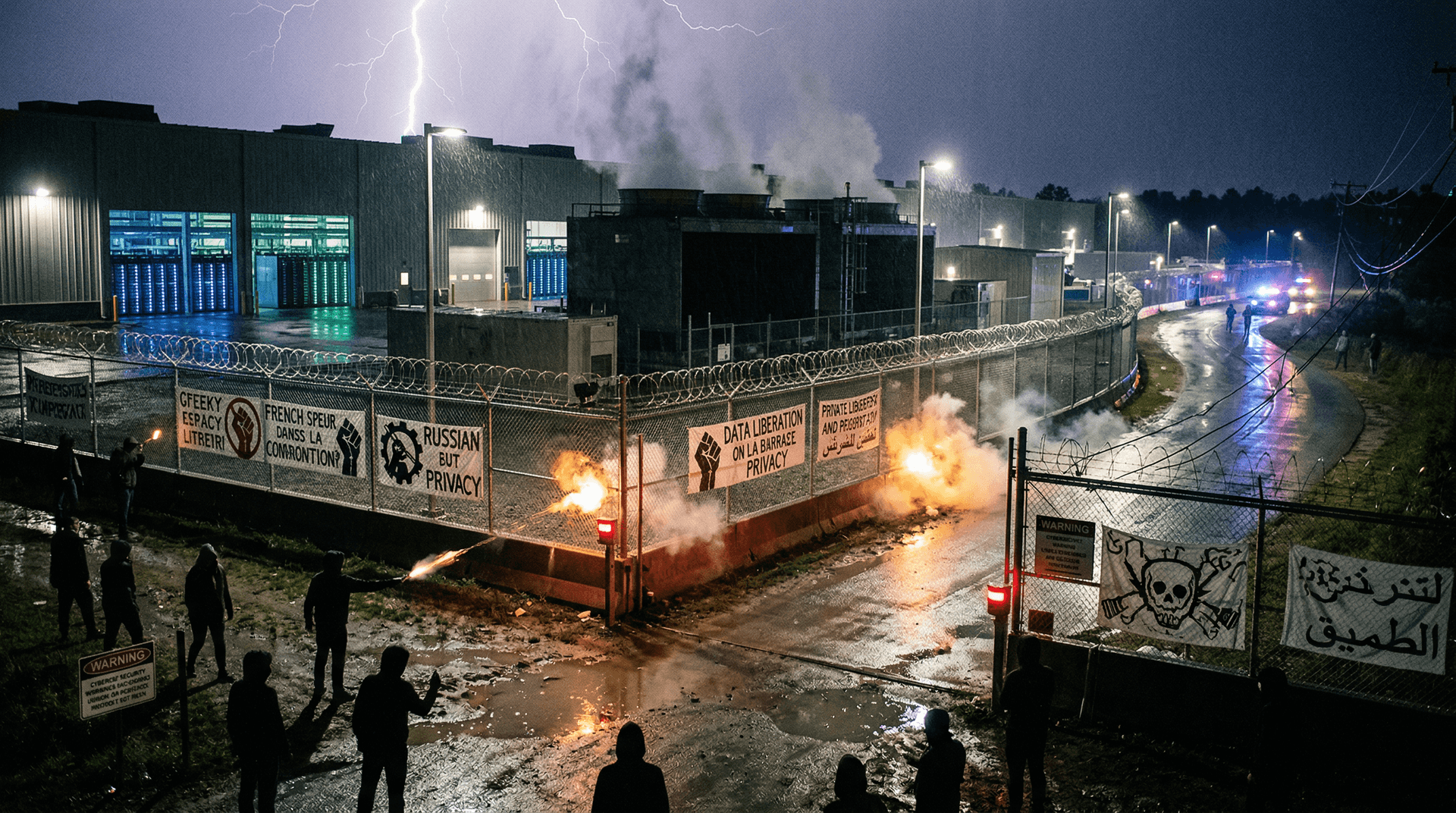 AI Protests Shut Data Centers as Crypto Fear Plunges to 21