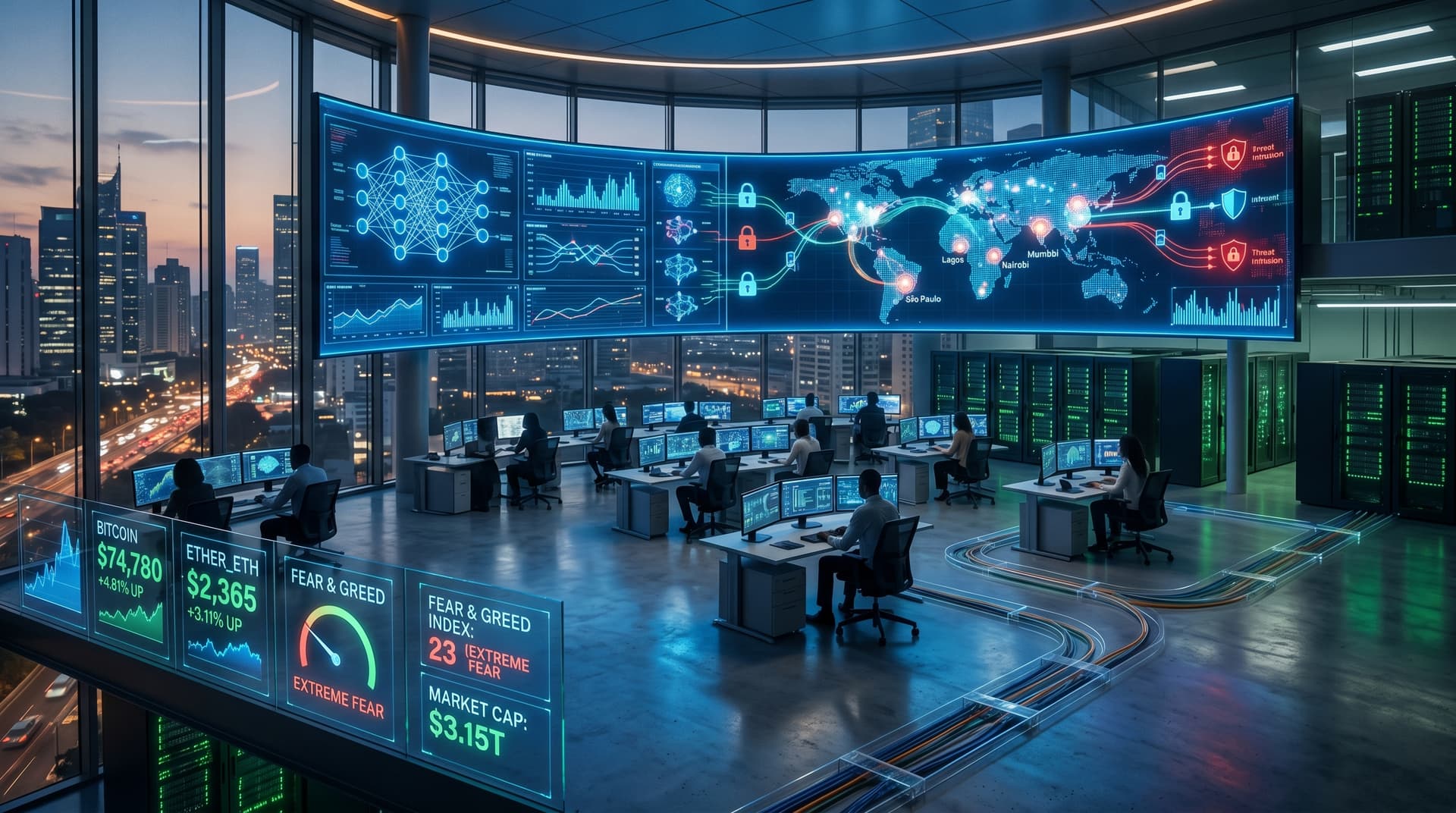 AI Privacy Frameworks Vital as Fear & Greed Hits 23, BTC $74K