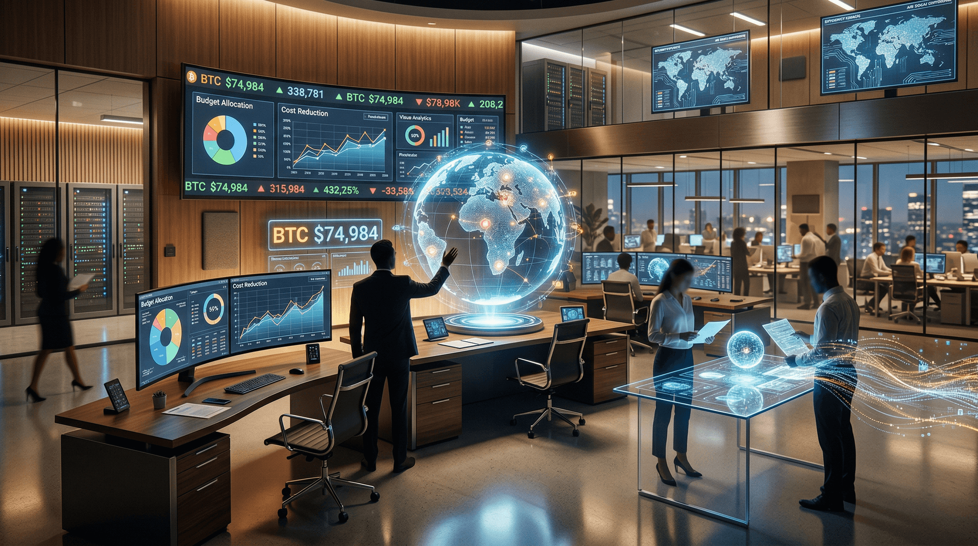 AI Savings Treasurer Office Cuts Costs as Bitcoin Hits $74,984