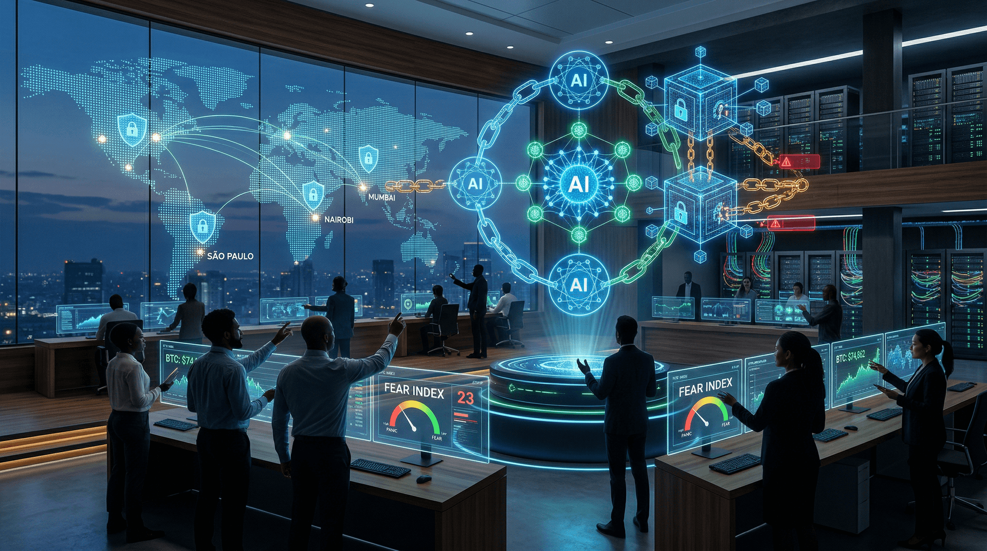 AI Privacy Challenges: BCI Urges Blockchain Governance (BTC $74K, Fear 23)