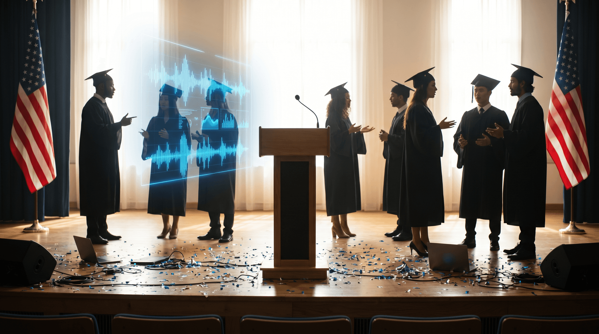 AI Graduation Names Plan Divides 40% of Seniors as Crypto Fear Index Hits 23