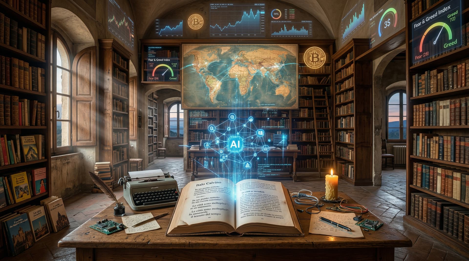 1970s Italian Novel AI Dangers Echo Crypto Markets