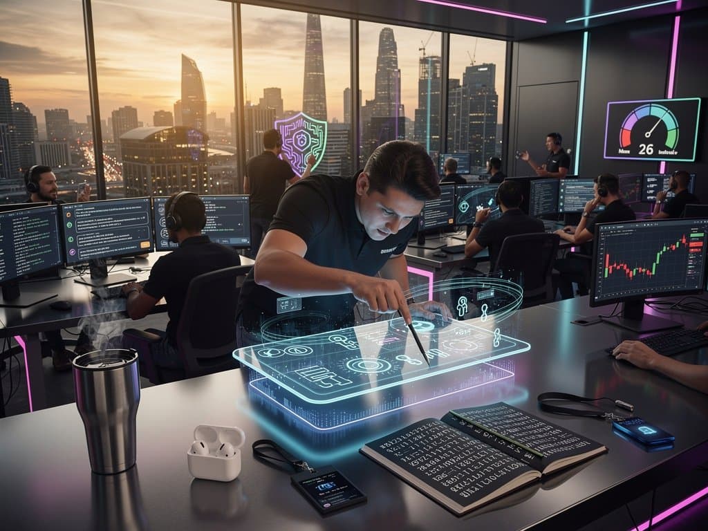 Global fintech dashboard showing AI chat subpoenas, zk-proof shields, and Fear & Greed Index at 26 amid crypto charts