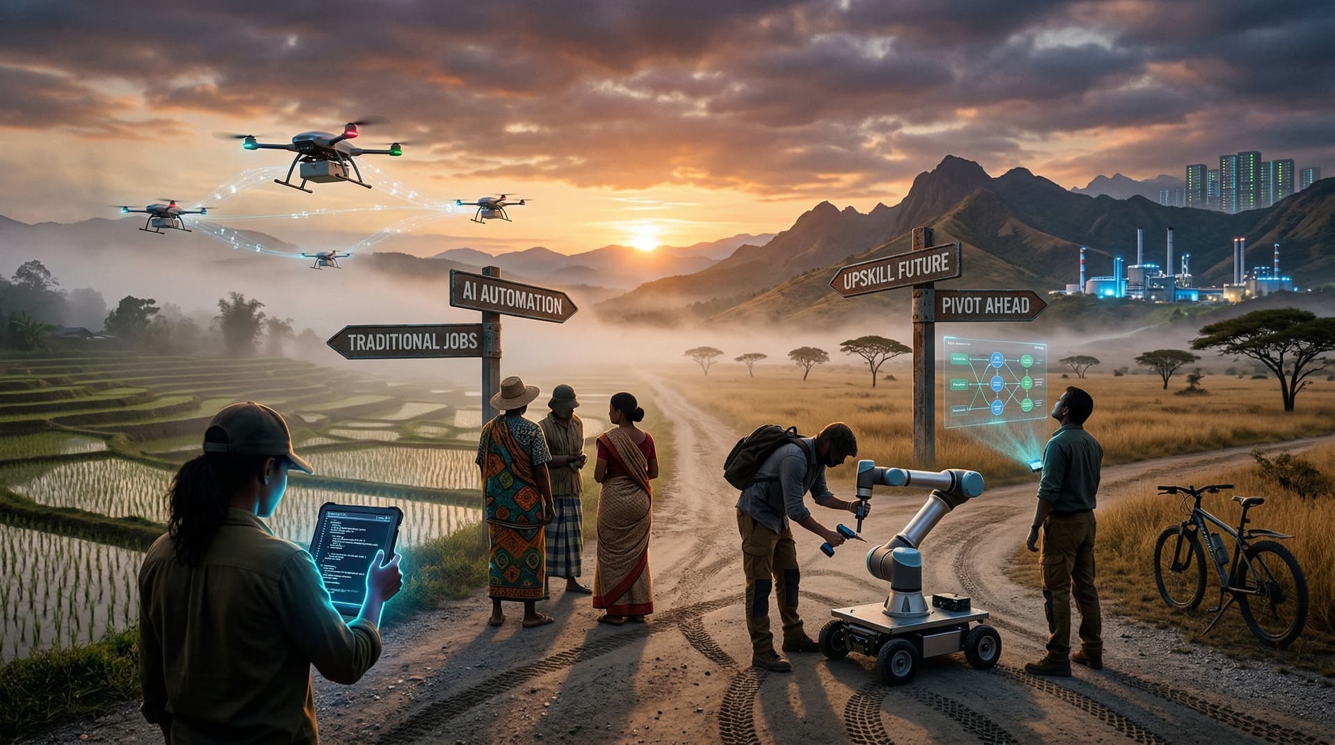 AI Workers Face Pivots and Perils Globally