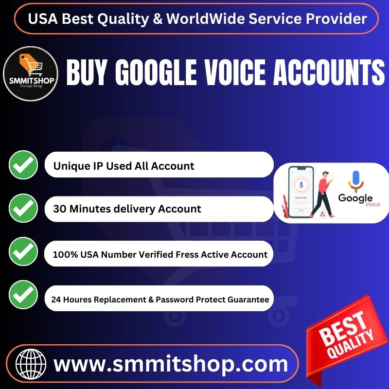 Buy Google Voice Accounts-100% Real USA Verified Number