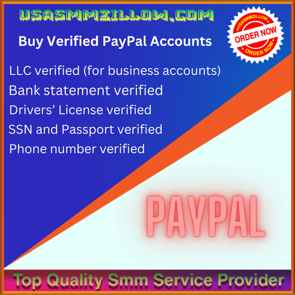 Buy Verified PayPal Accounts-100% Safe, USA, UK Document