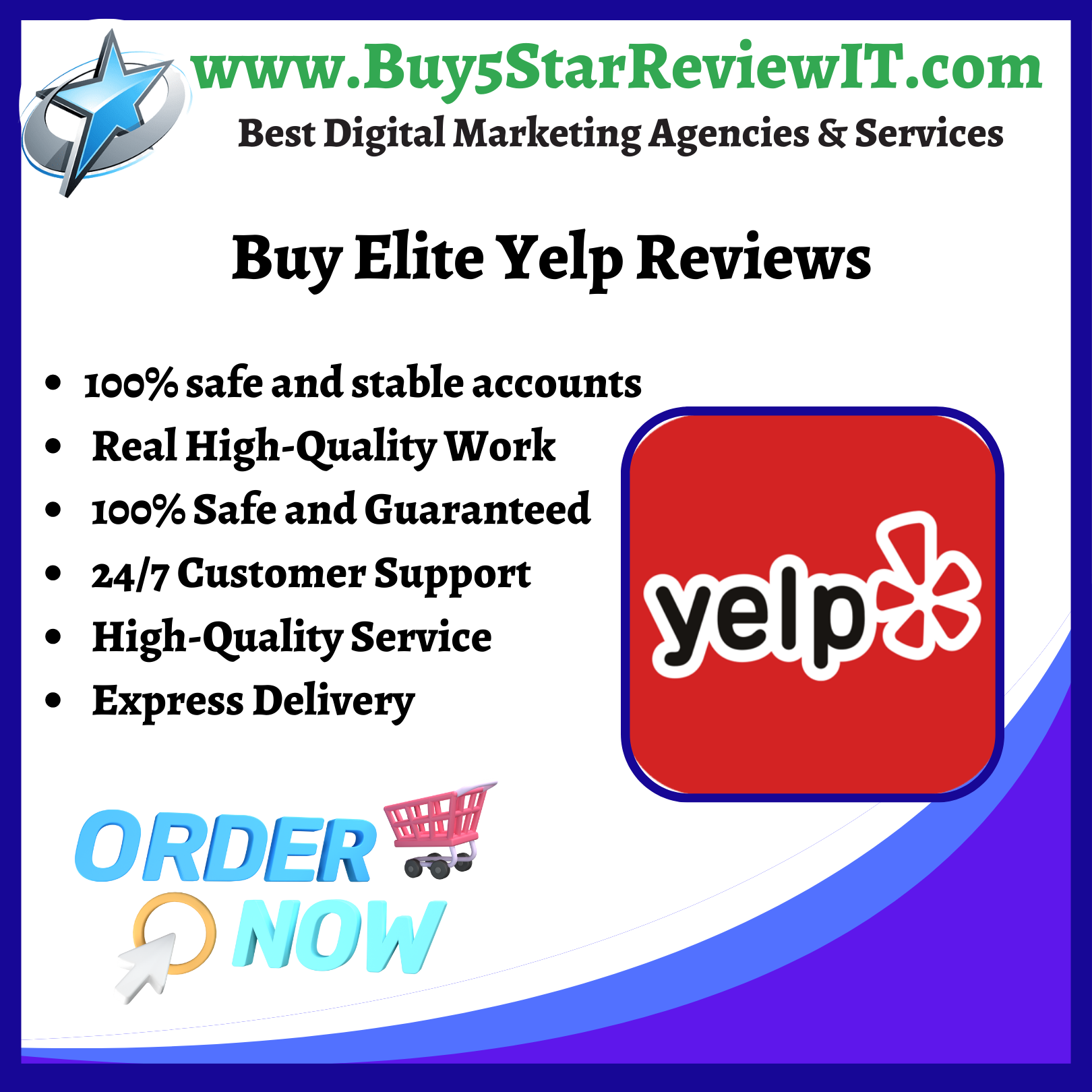 Buy Elite Yelp Reviews - Buy 5 Star Review IT