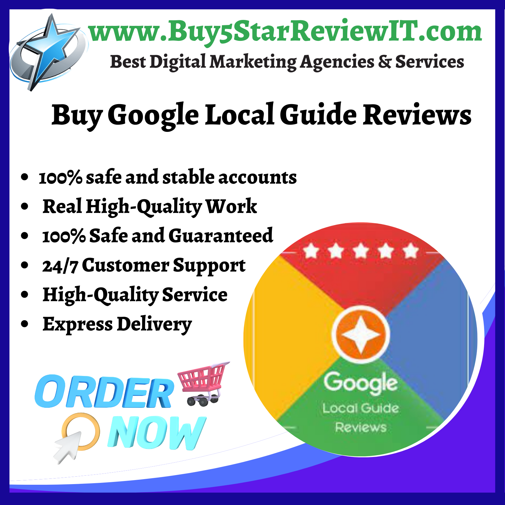 Buy Google Local Guide Reviews - Buy 5 Star Review IT