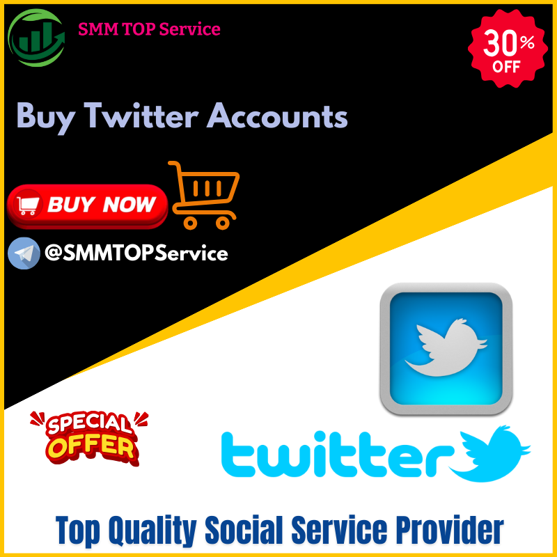 Buy Twitter Accounts - Real, Active & Safe
