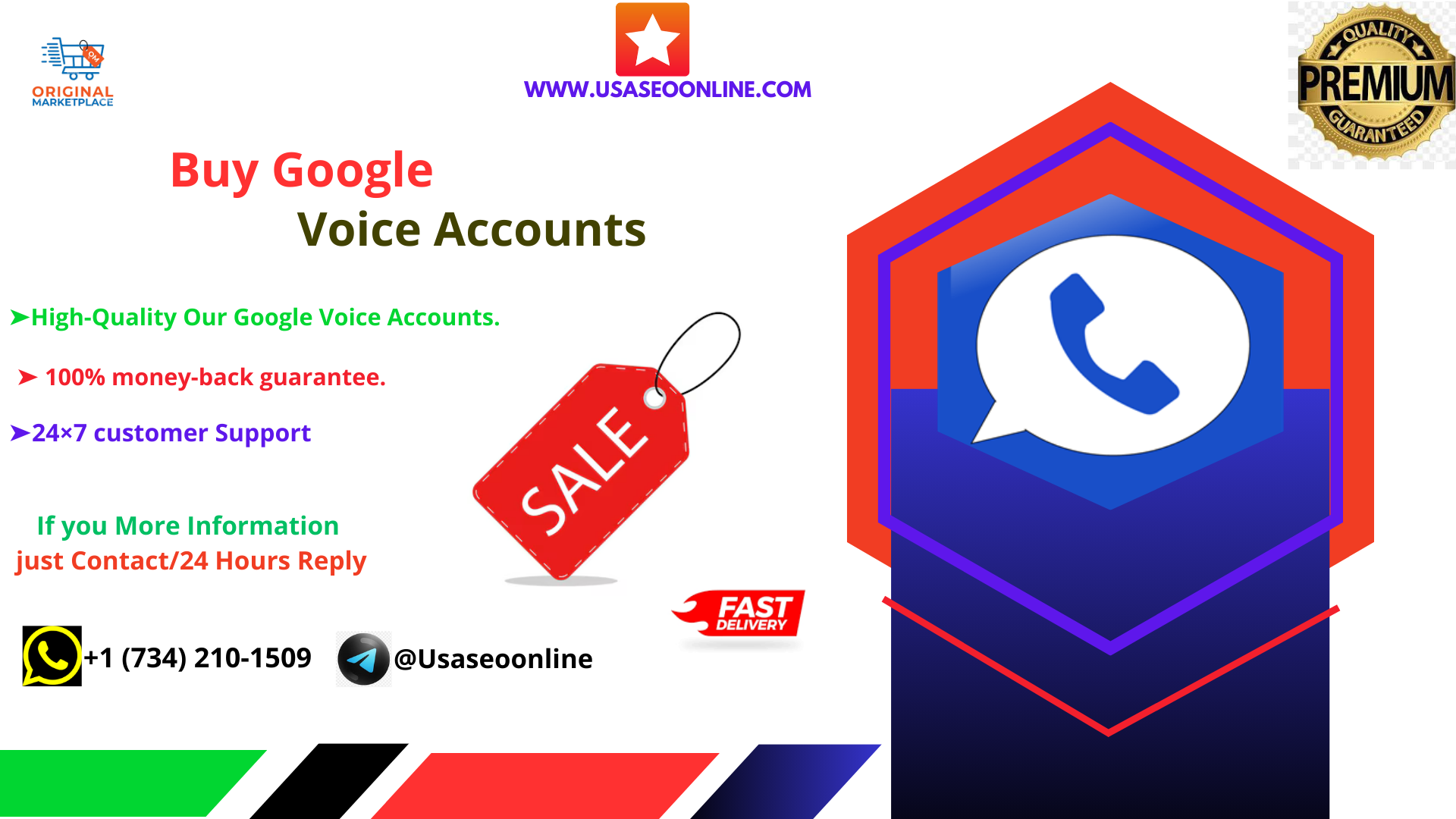 Buy Google Voice Accounts - USA SEO Online