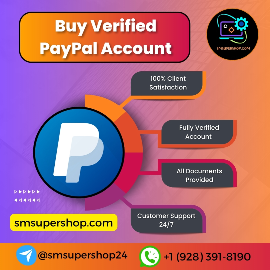 Buy Verified PayPal Account - smsupershop.com