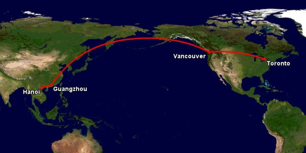 Khoảng cách giữa Toronto Canada và Việt Nam