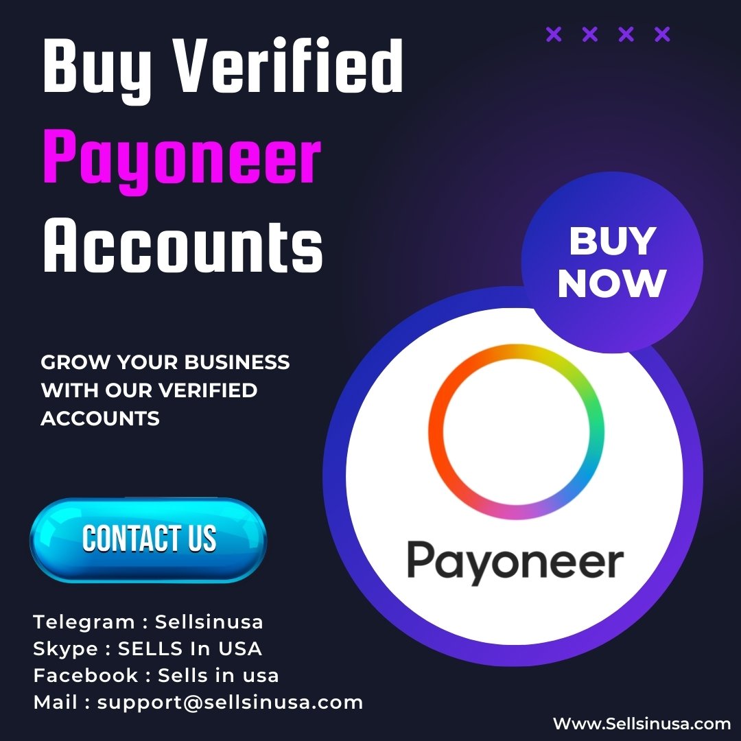 Buy Verified Payoneer Accounts-100% Active and Full Verified