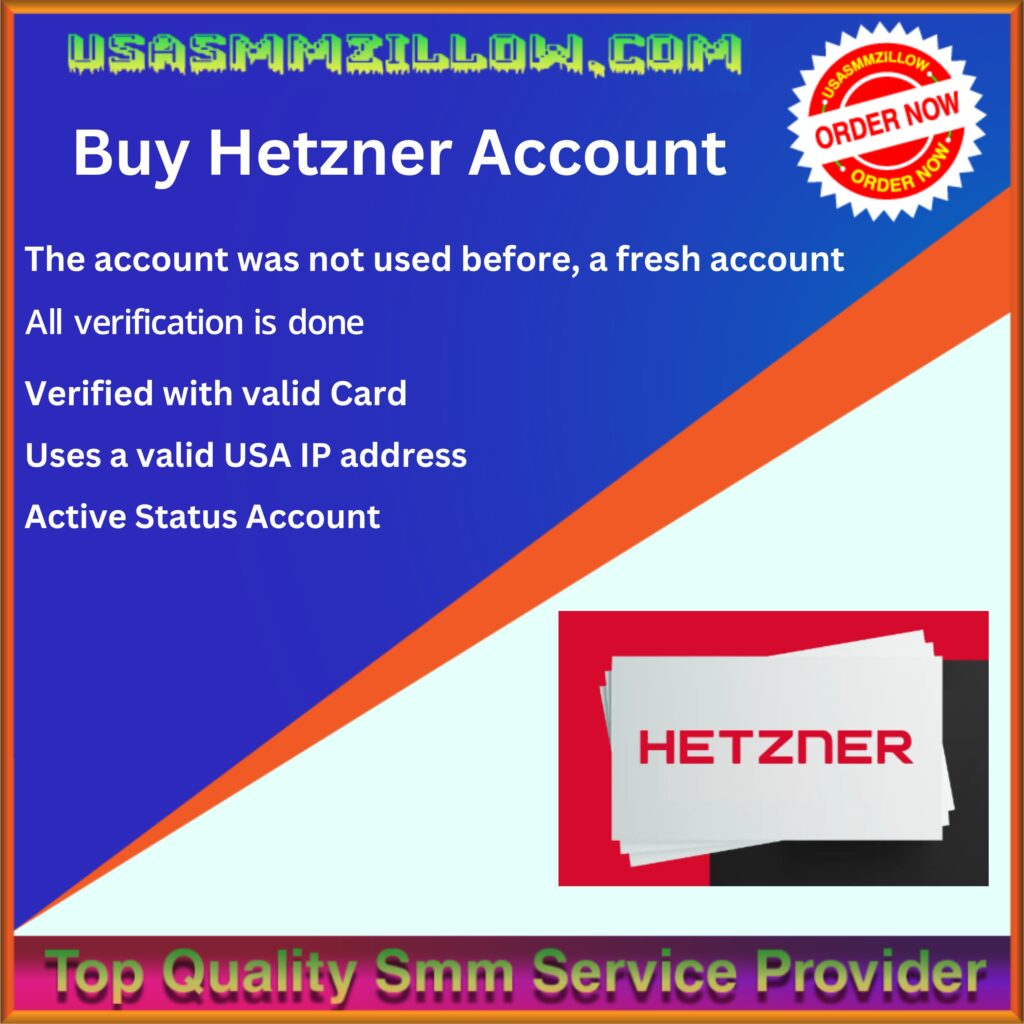 Buy Hetzner Account - 100% Guarantee