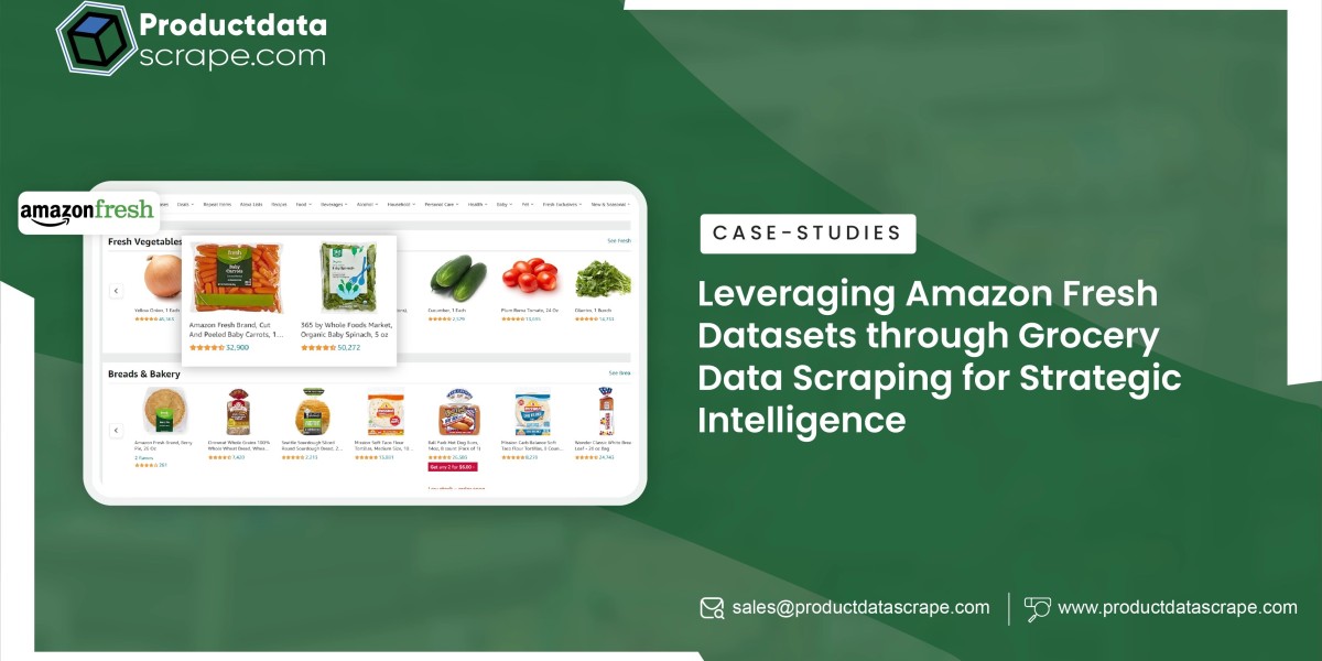 Leveraging Amazon Fresh Datasets through Grocery Data Scraping for Strategic Intelligence