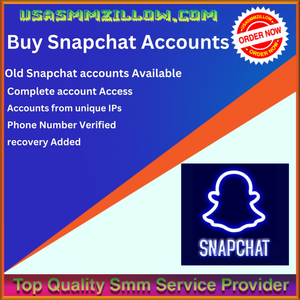 Buy Snapchat Accounts - 100% PVA & Bulk