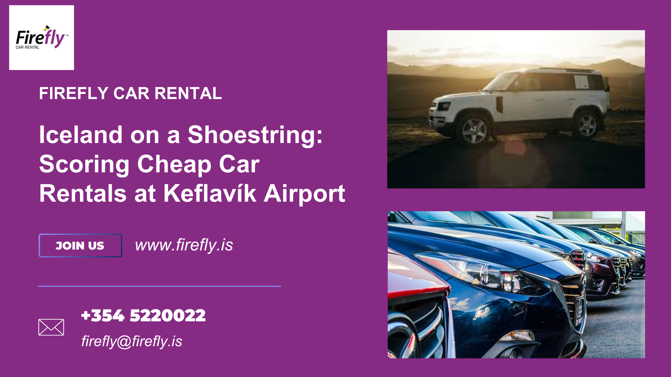 Iceland on a Shoestring: Scoring Cheap Car Rentals at Keflavík Airport – Firefly Car Rental Iceland