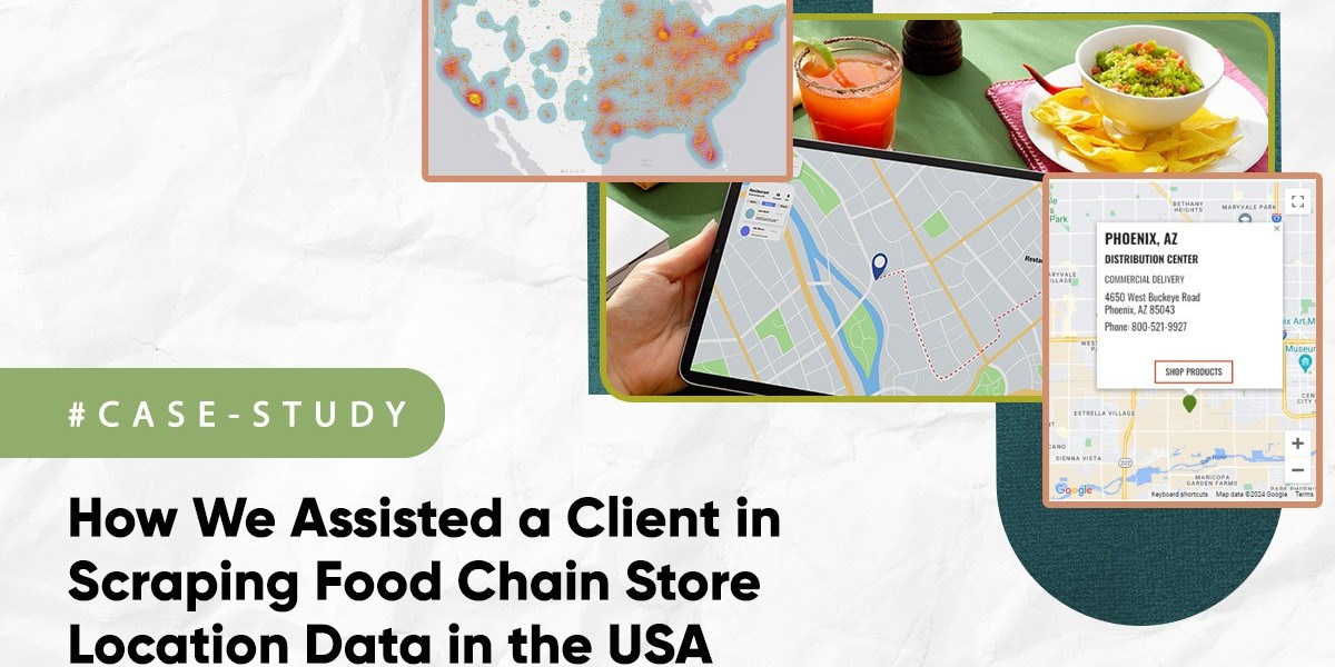 How We Assisted a Client in Scraping Food Chain Store Location Data in the USA!