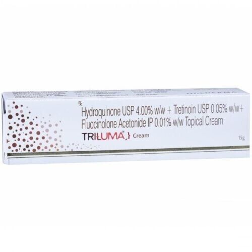 Buy Triluma 15 gm | Hydroquinon | Tretinoin | Fluocinolone | Topical Cream | It's Uses