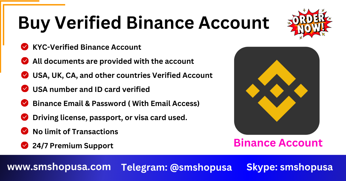 Best Places to Buy Verified Binance Accounts | by SM SHOP USA | Dec, 2024 | Medium