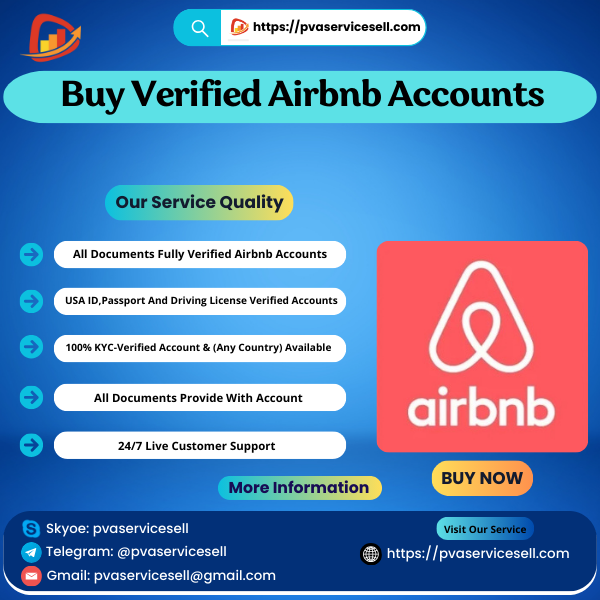 Buy Verified Airbnb Accounts - PVA Service Sell