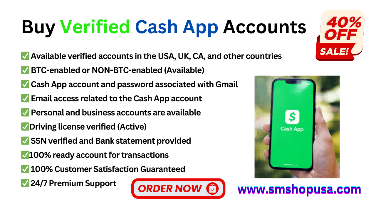 Buy Verified Cash App Accounts - 100% (New & Old)