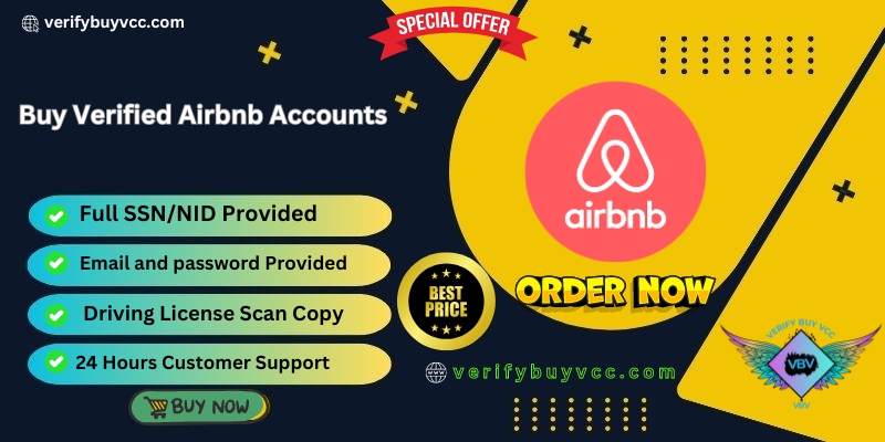Buy Verified Airbnb Accounts - 100% | Bulk | Aged | PVA