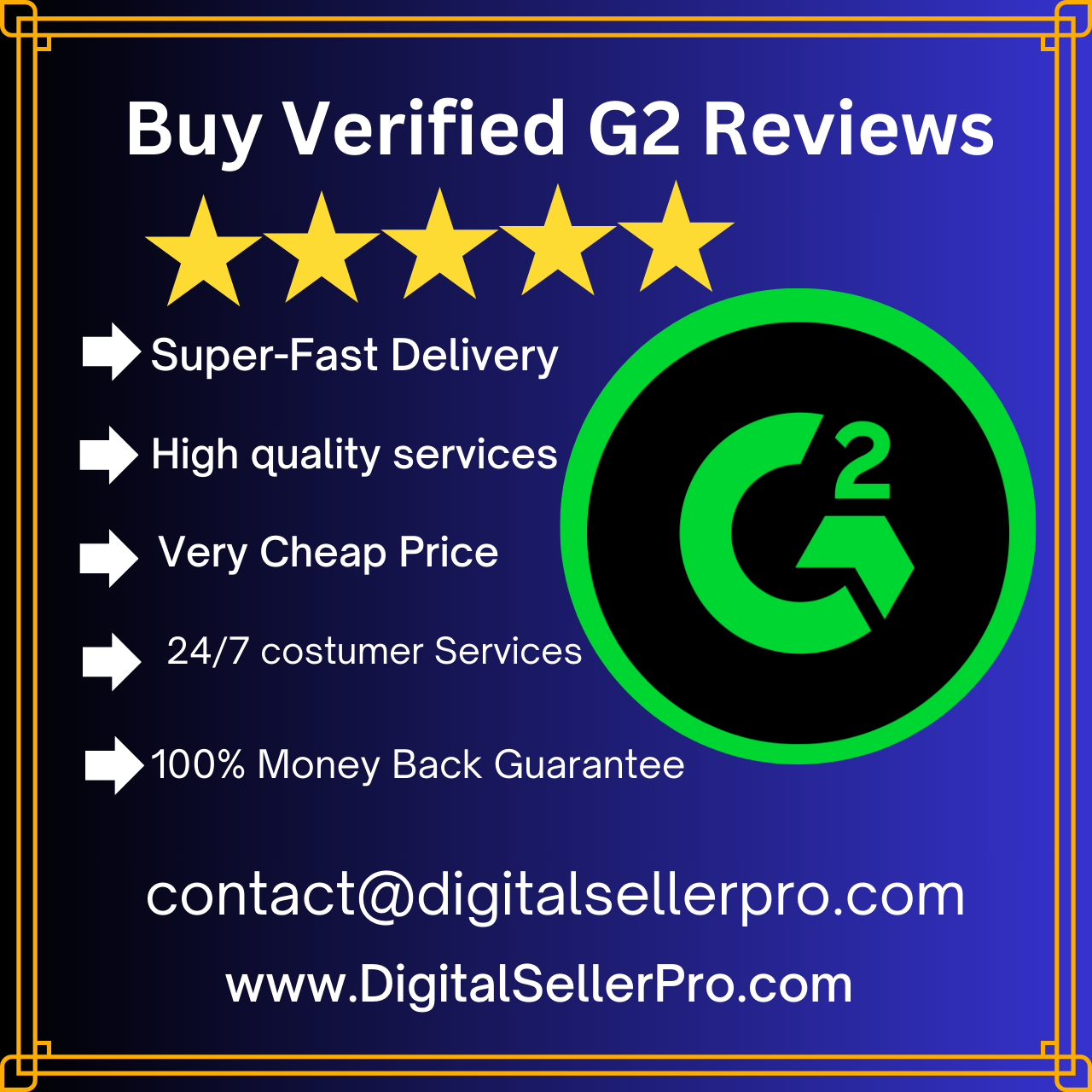 Buy Verified G2 Reviews - Digital Seller Pro