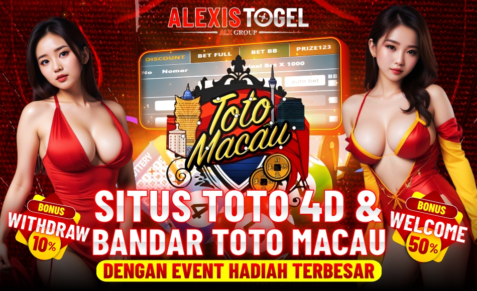 Alexistogel » Situs Bandar Toto Macau 4D Dengan Event Hadiah Terbesar