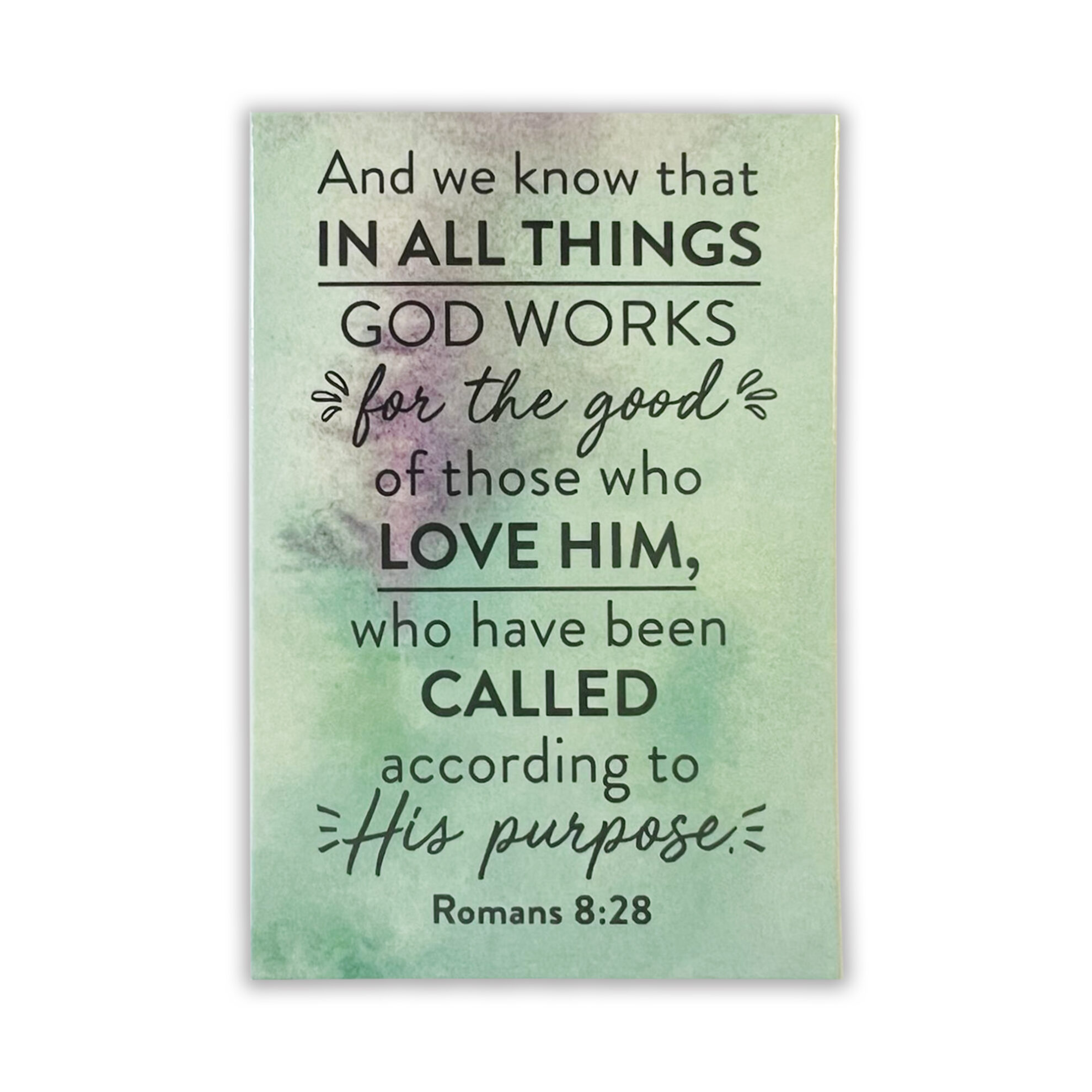 In All Things Pass-it-on Pocket Card - The Christian Shop