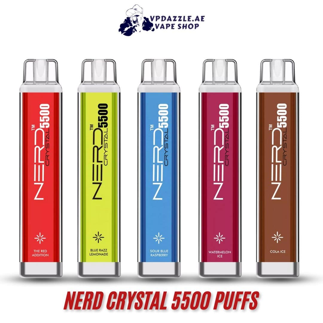 Nerd Crystal 5500 Puffs disposable vape Buy Now-Vpdazzle.ae