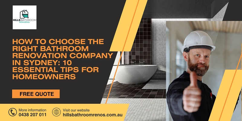 How to Choose the Right Bathroom Renovation Company in Sydney: 10 Essential Tips for Homeowners - AtoAllinks