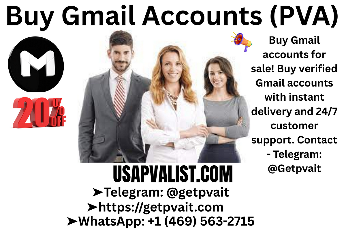 Buy Gmail Accounts (PVA & Aged): What You Need to Know Before You Start | by Farjon Bome | May, 2025 | Medium