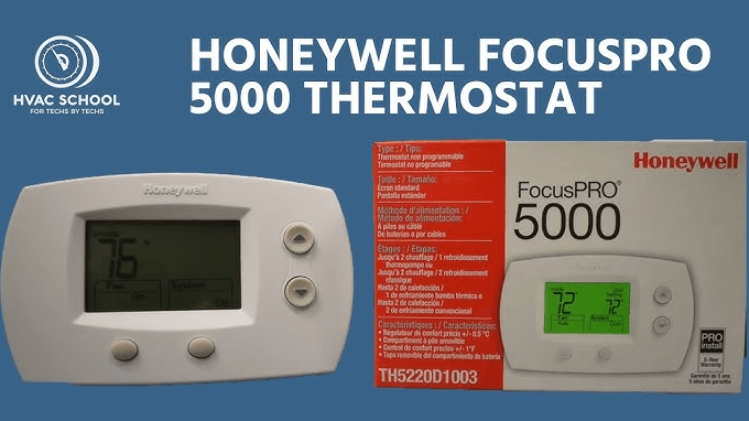 Honeywell Focuspro 5000 Non-Programmable Digital Thermostat User Guide - ManualsLibraryy
