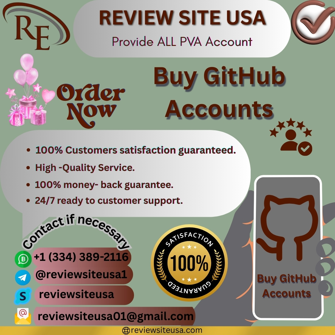 Buy GitHub Accounts 100% best quality