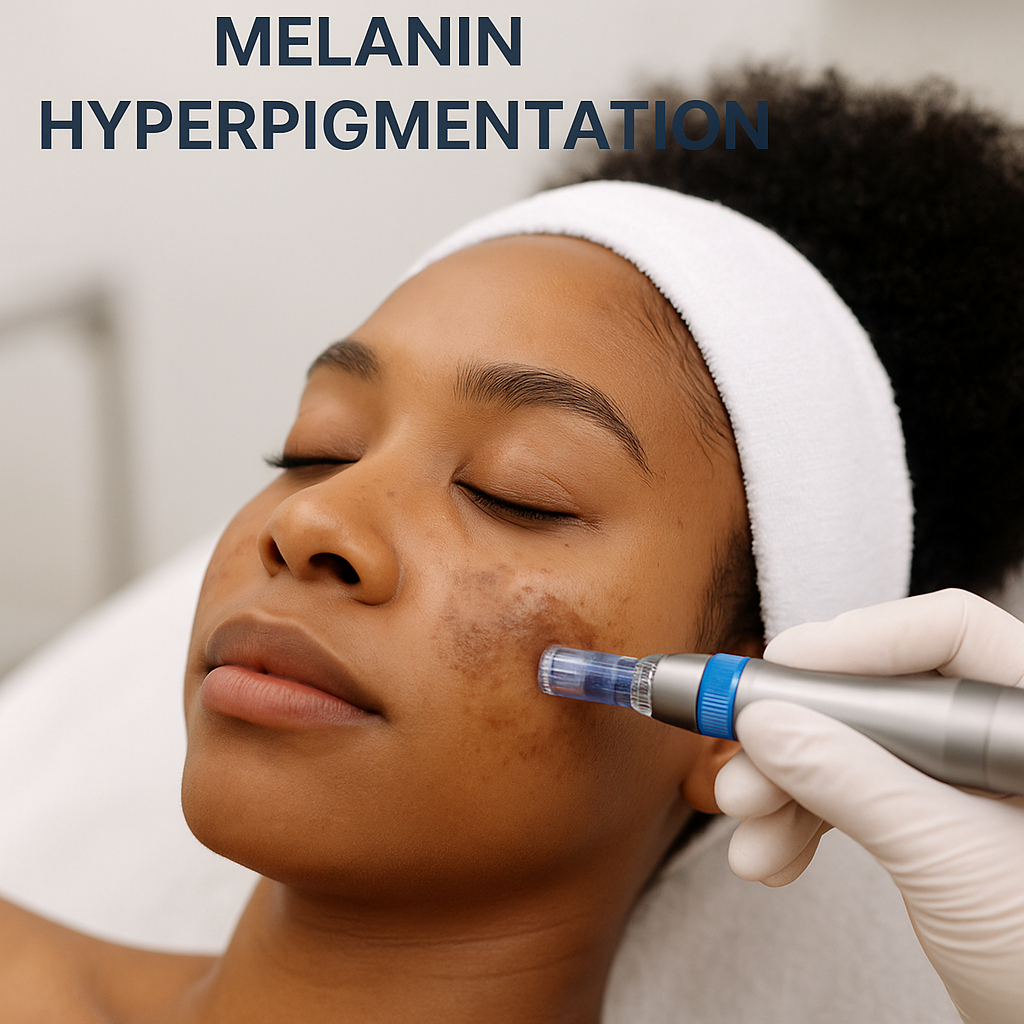 Microneedling Treatment for Melanin Hyperpigmentation