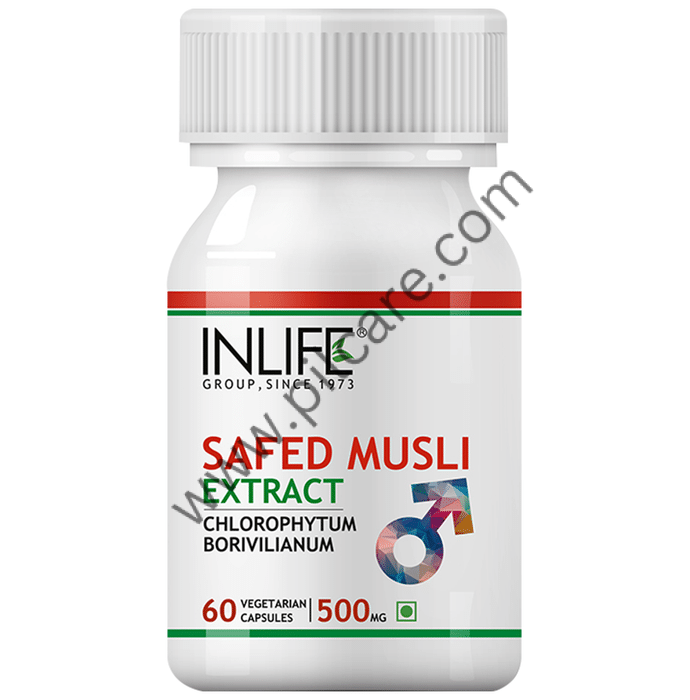 Inlife Safed Musli Capsule 500mg - N Chimanlal Enterprises