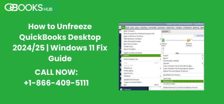 How to Unfreeze QuickBooks Desktop 2024/25 | Windows 11 Fix Guide | by brookjackamerica | Jul, 2025 | Medium