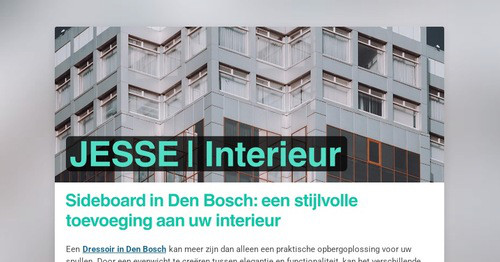 JESSE | Interieur | Smore Newsletters
