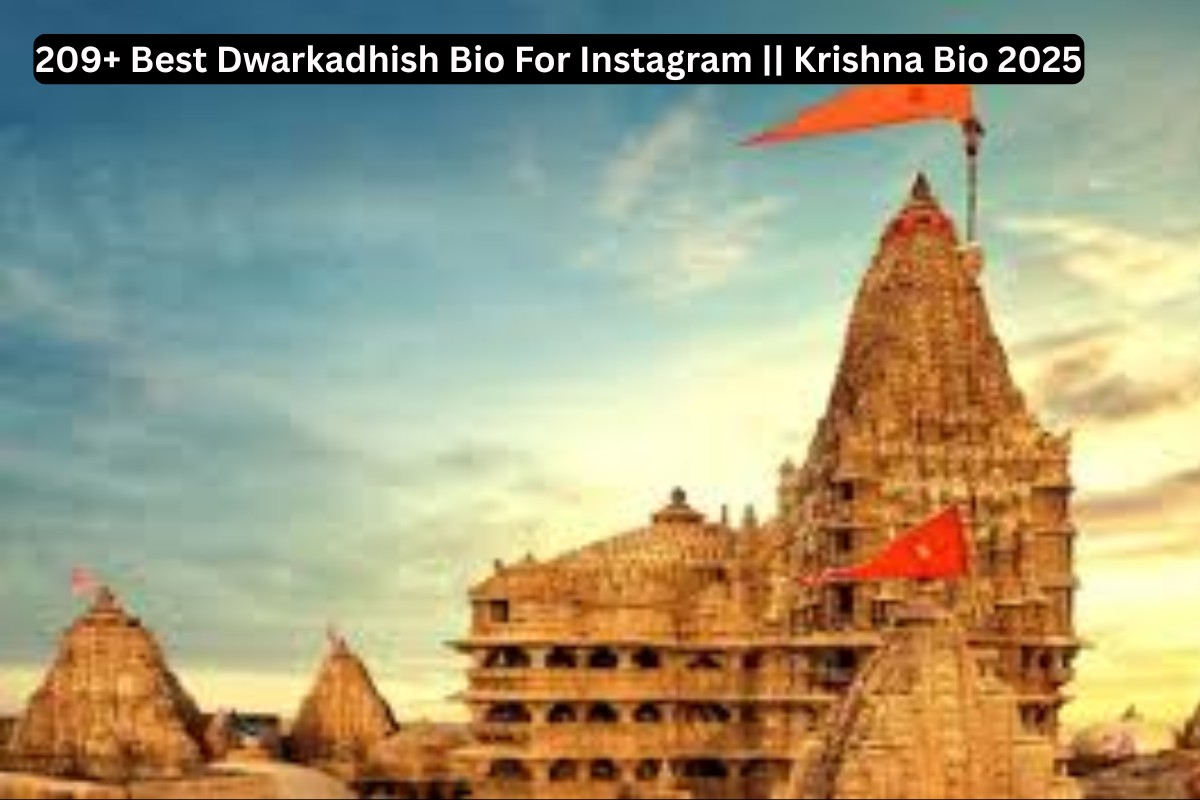 229+ Best Dwarkadhish Bio For Instagram || Krishna Bio 2025 - Social X Bio