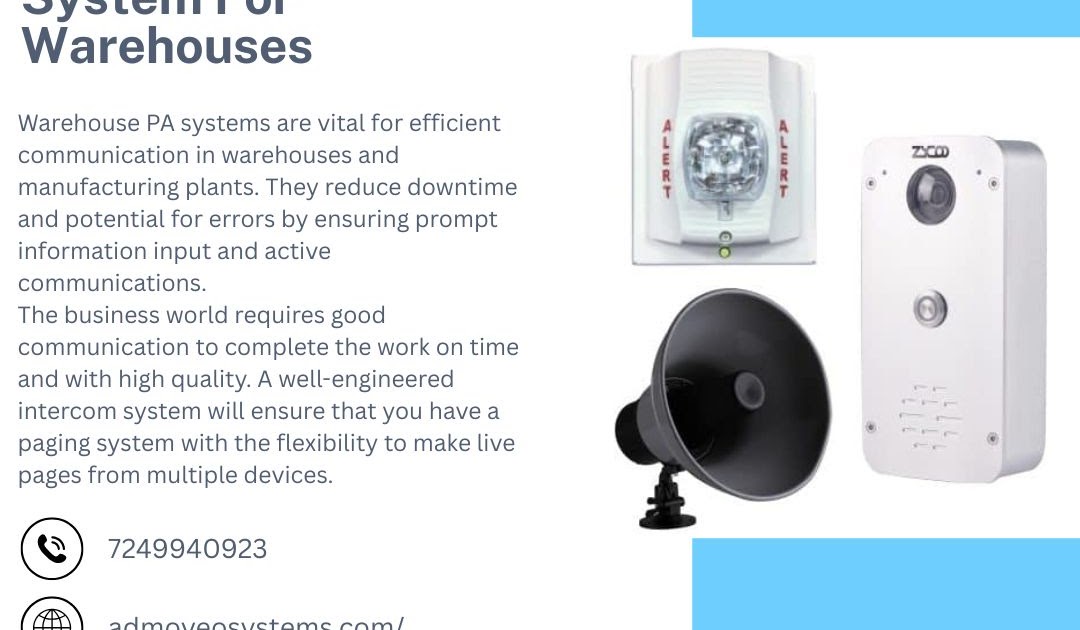 Improve Safety & Efficiency with a Public Address System for Your Warehouse