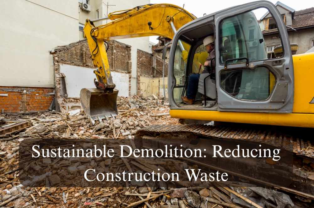 Sustainable Demolition: Reducing Construction Waste