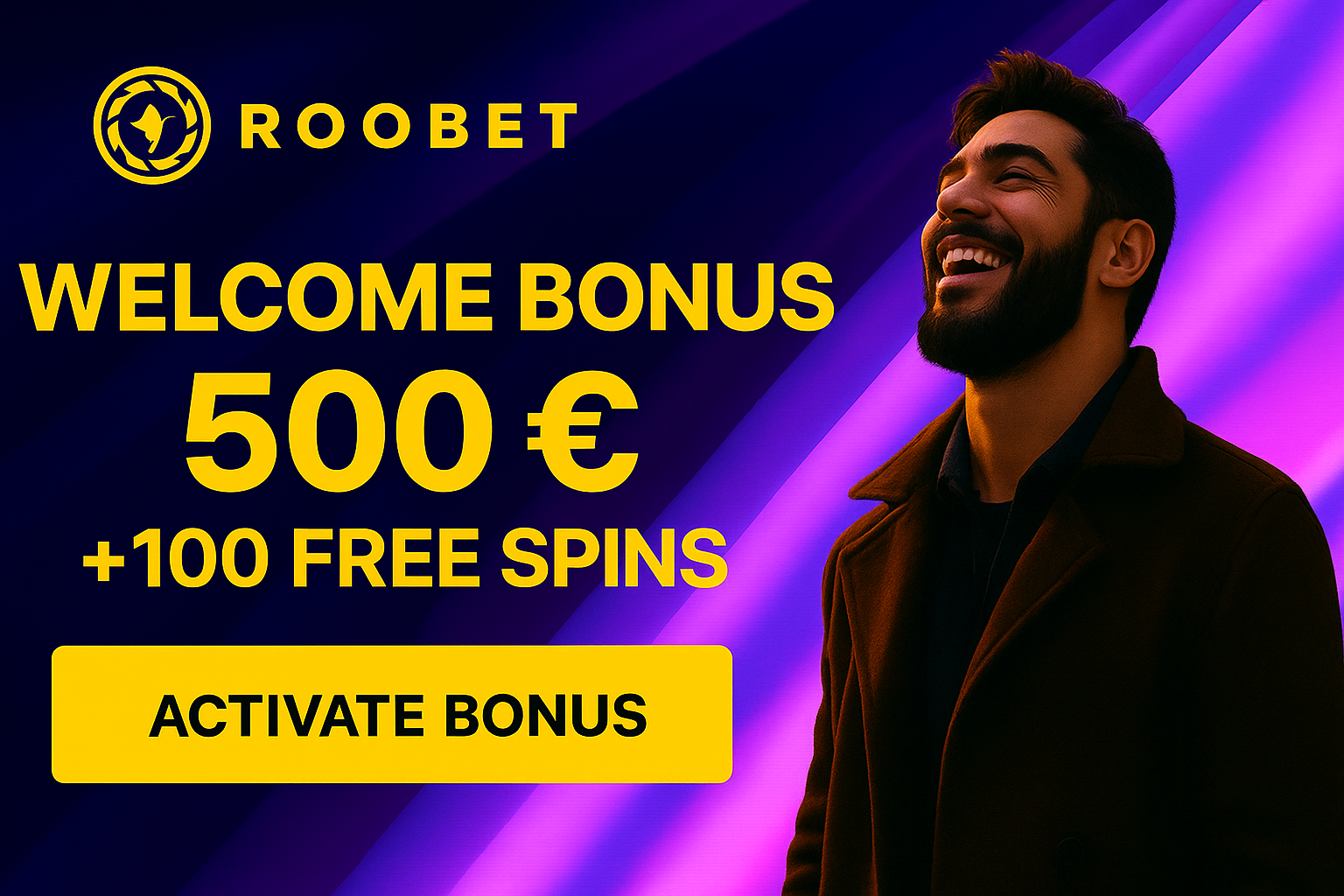 Roobet Casino France – 500 € de Bonus sur Votre Premier Dépôt