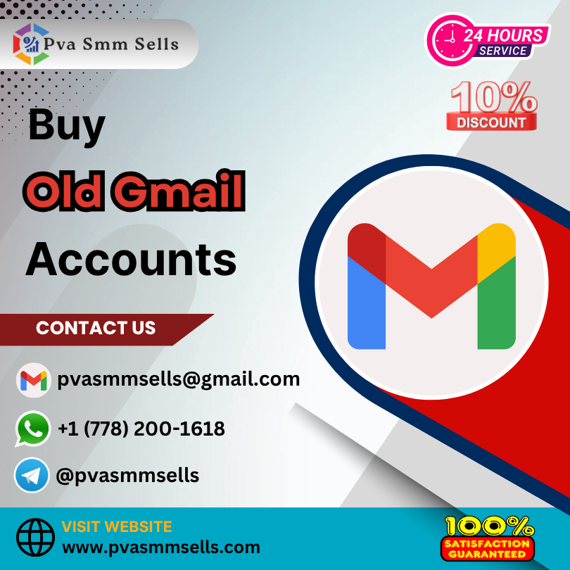 Buy Old Gmail Accounts - 100% Phone Verified Best Quality